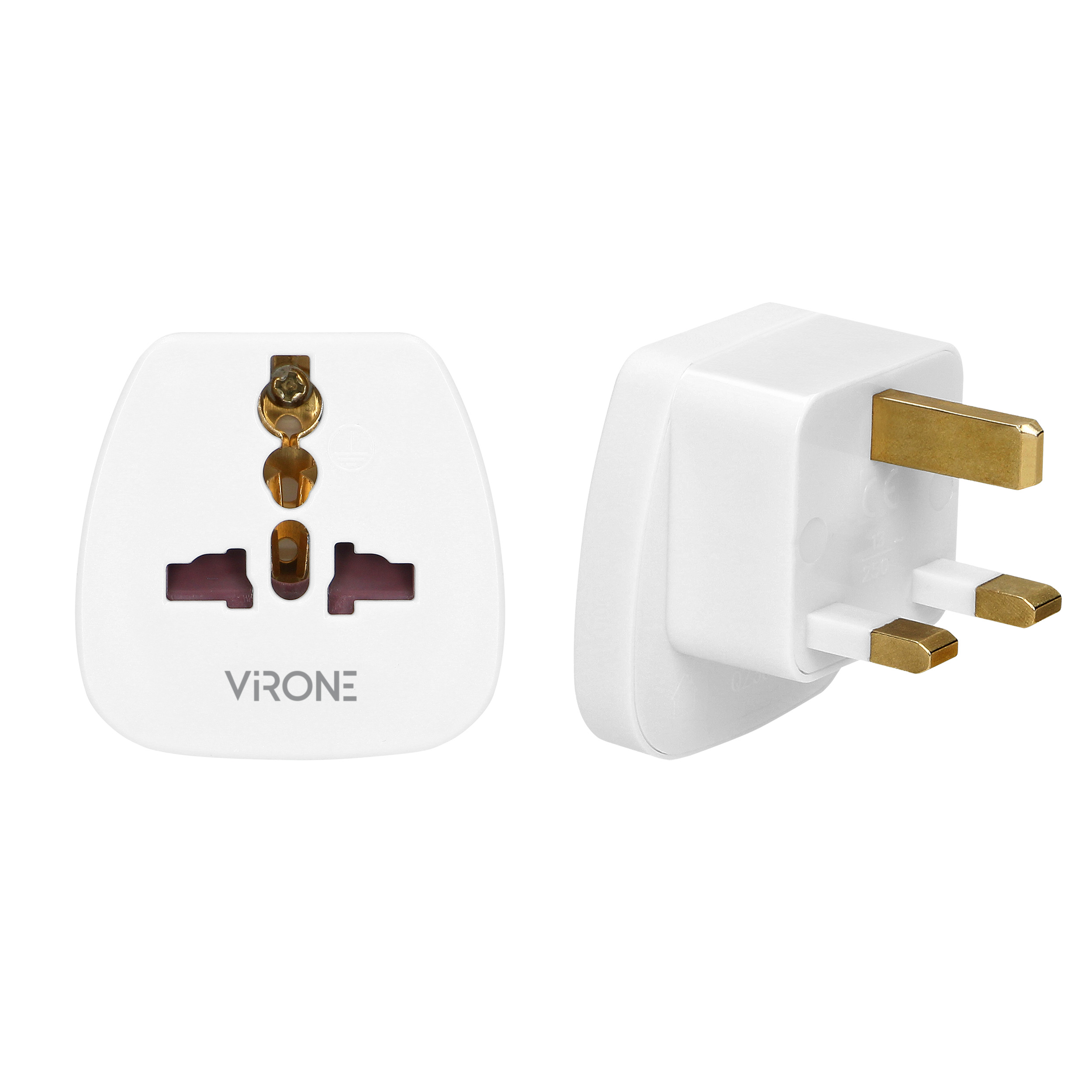 Adapter podróżny - World to UK, 230V/13A, biały