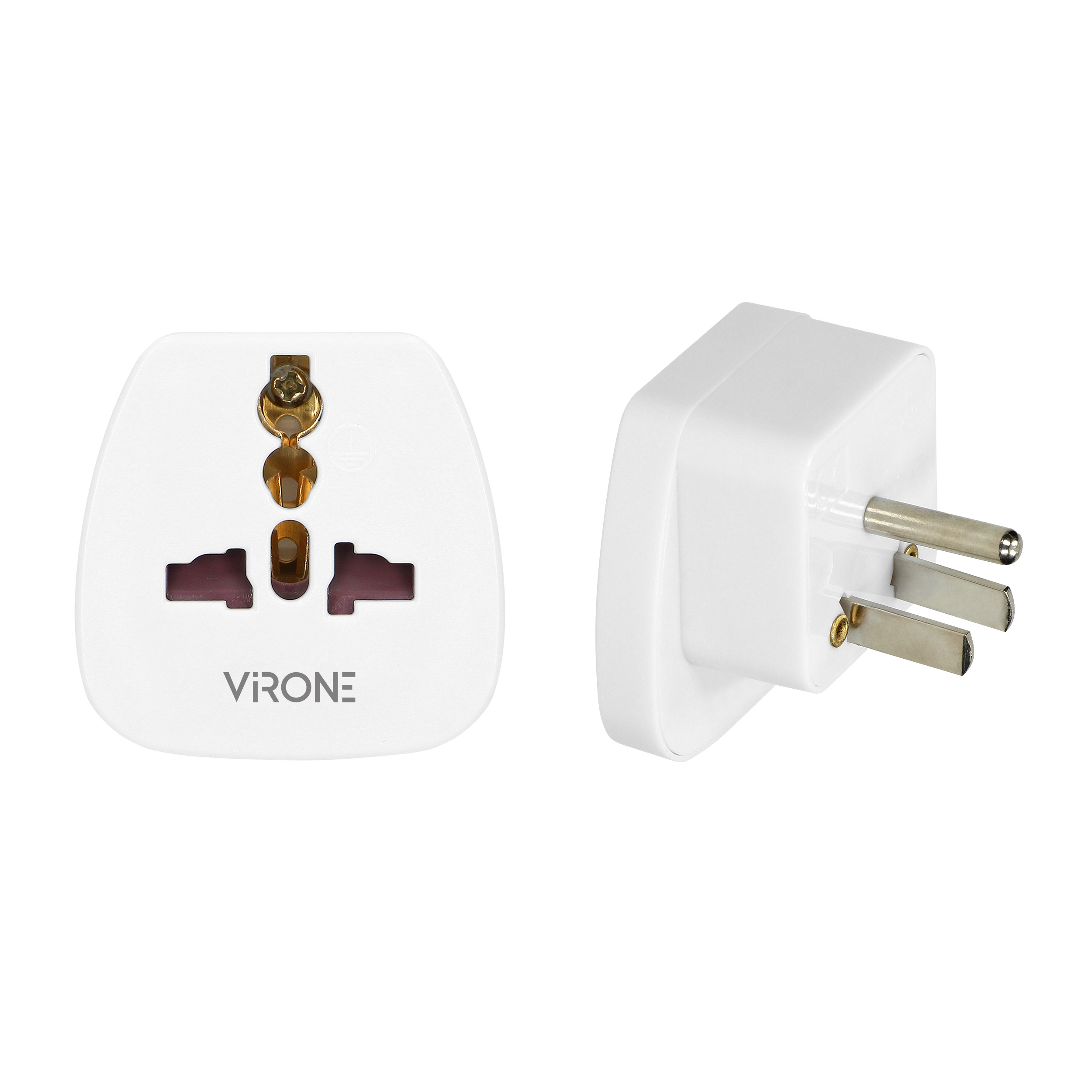 Adapter podróżny - World to USA, 110-230V/10A, biały