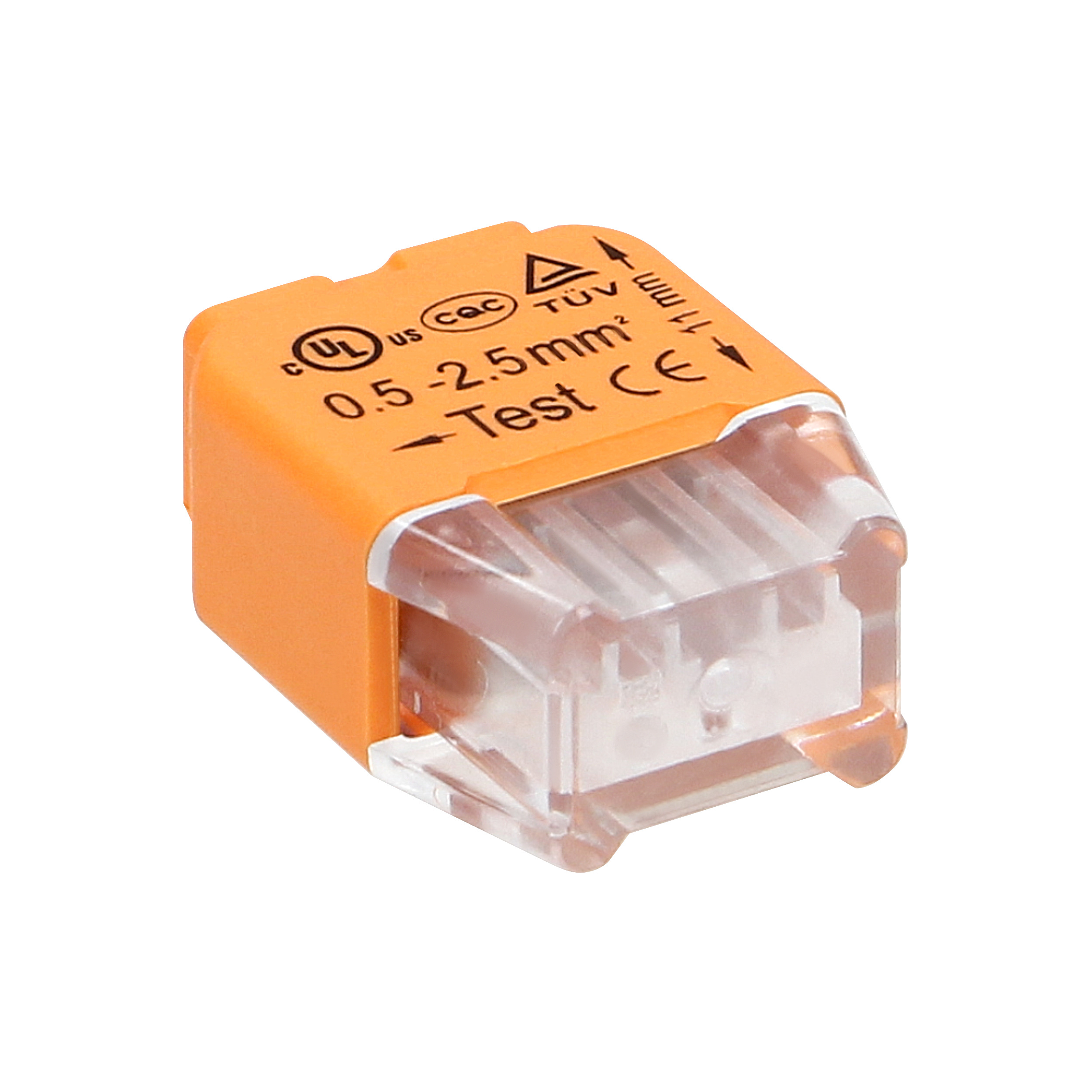 Złączka instalacyjna wciskana 2-przewodowa;na drut 0,75-2,5mm?;IEC 300V/24A;100 szt.