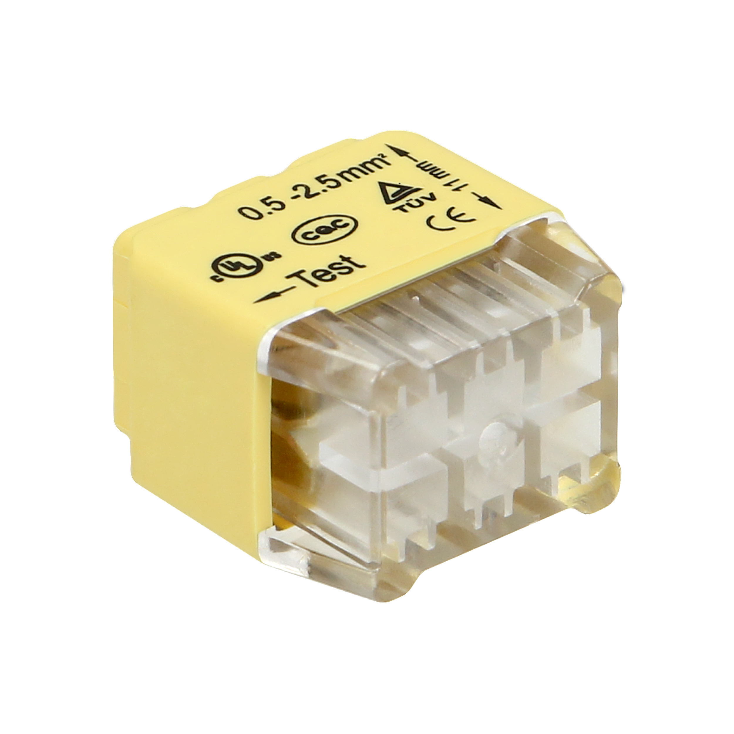 Złączka instalacyjna wciskana 6-przewodowa;na drut 0,75-2,5mm?;IEC 300V/24A;Blister 10 szt.