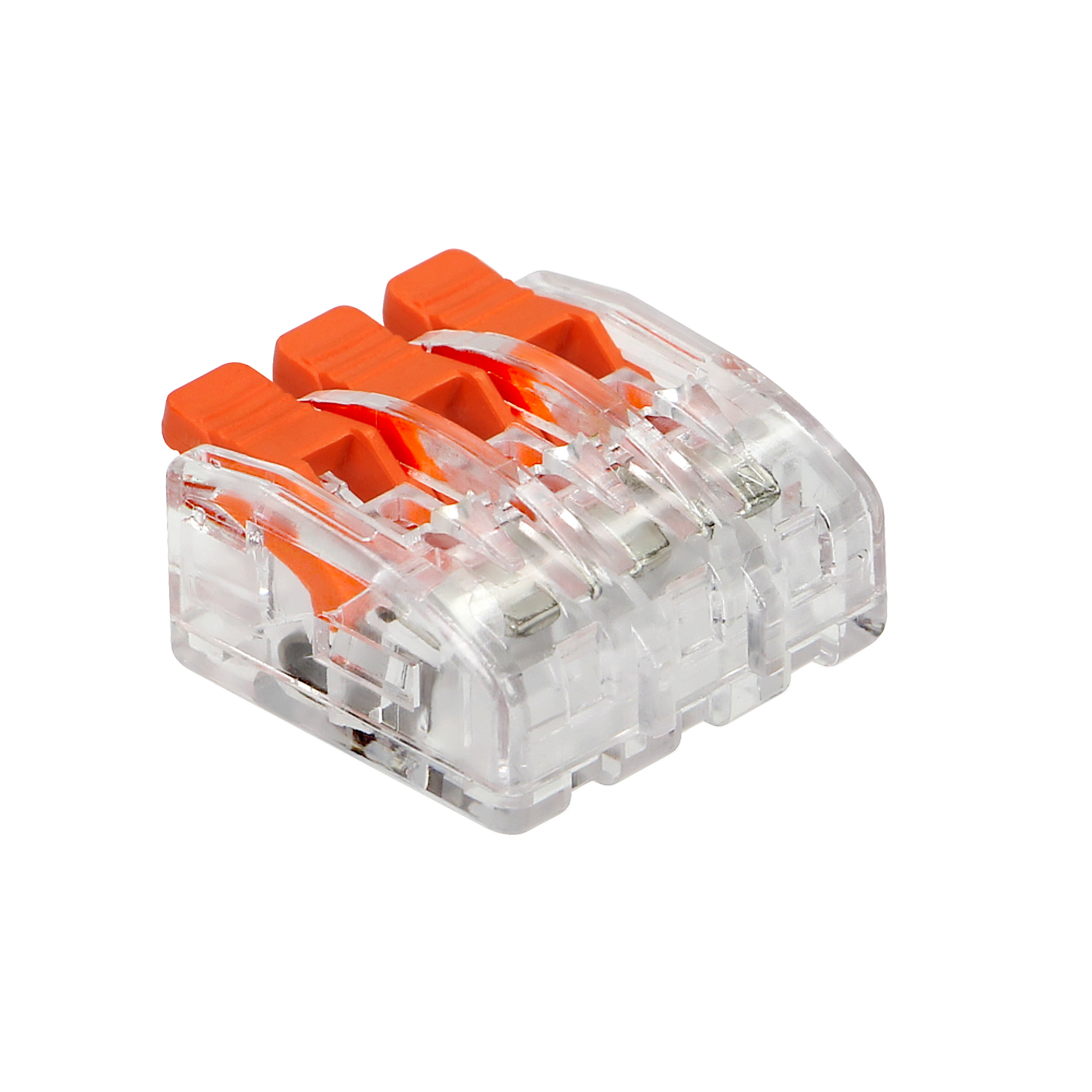 Złączka instalacyjna zaciskowa 3-przewodowa;na dowolny przewód 0,2-4mm?;IEC 450V/32A;10 szt.