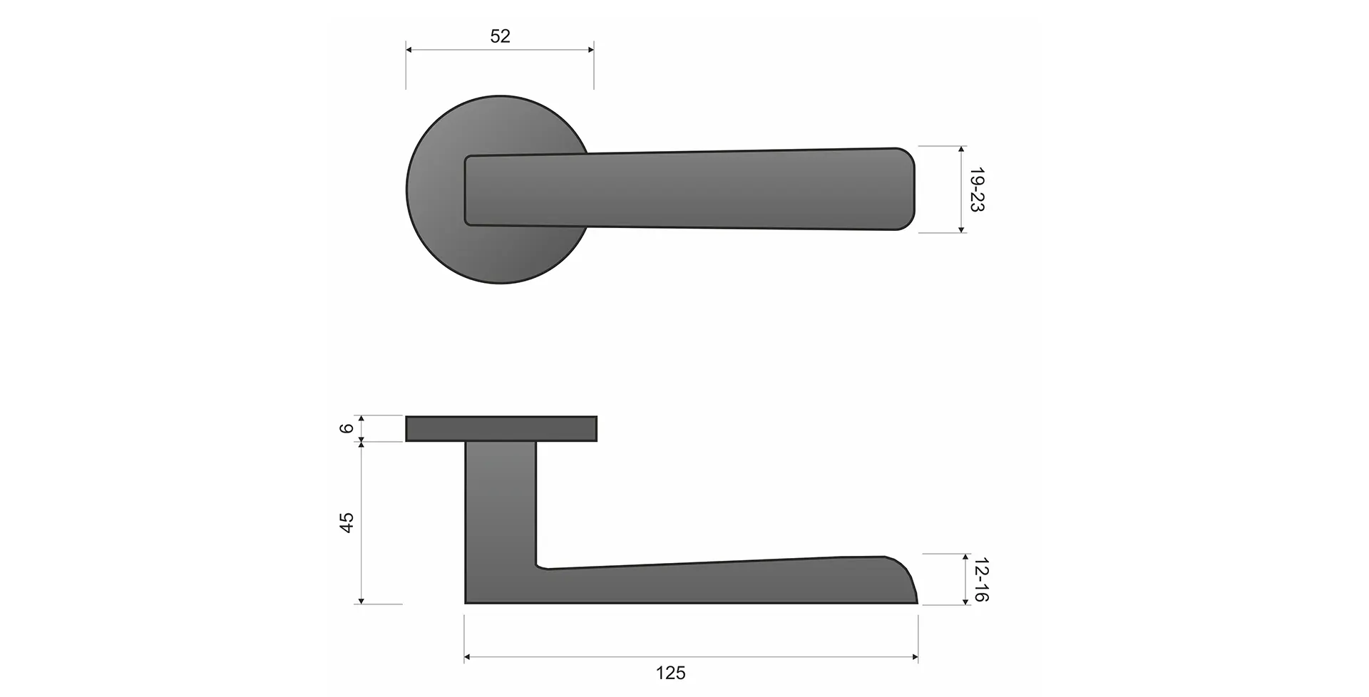 Wymiary techniczne modelu Parma Fit &ndash; dane specyfikacyjne