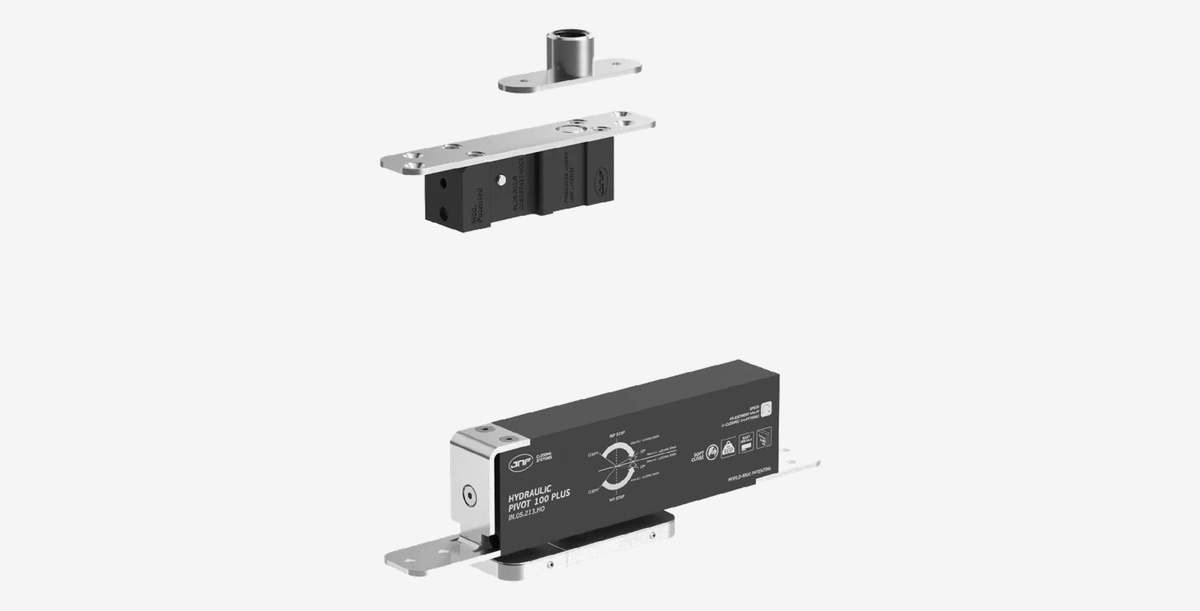 Zawias hydrauliczny pivot JNF 100 PLUS do drzwi o dużej wadze