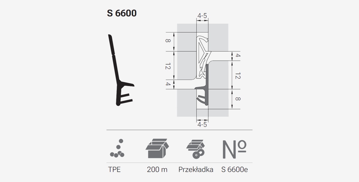 Zastosowanie uszczelki Deventer S 6600e w stolarce drewnianej